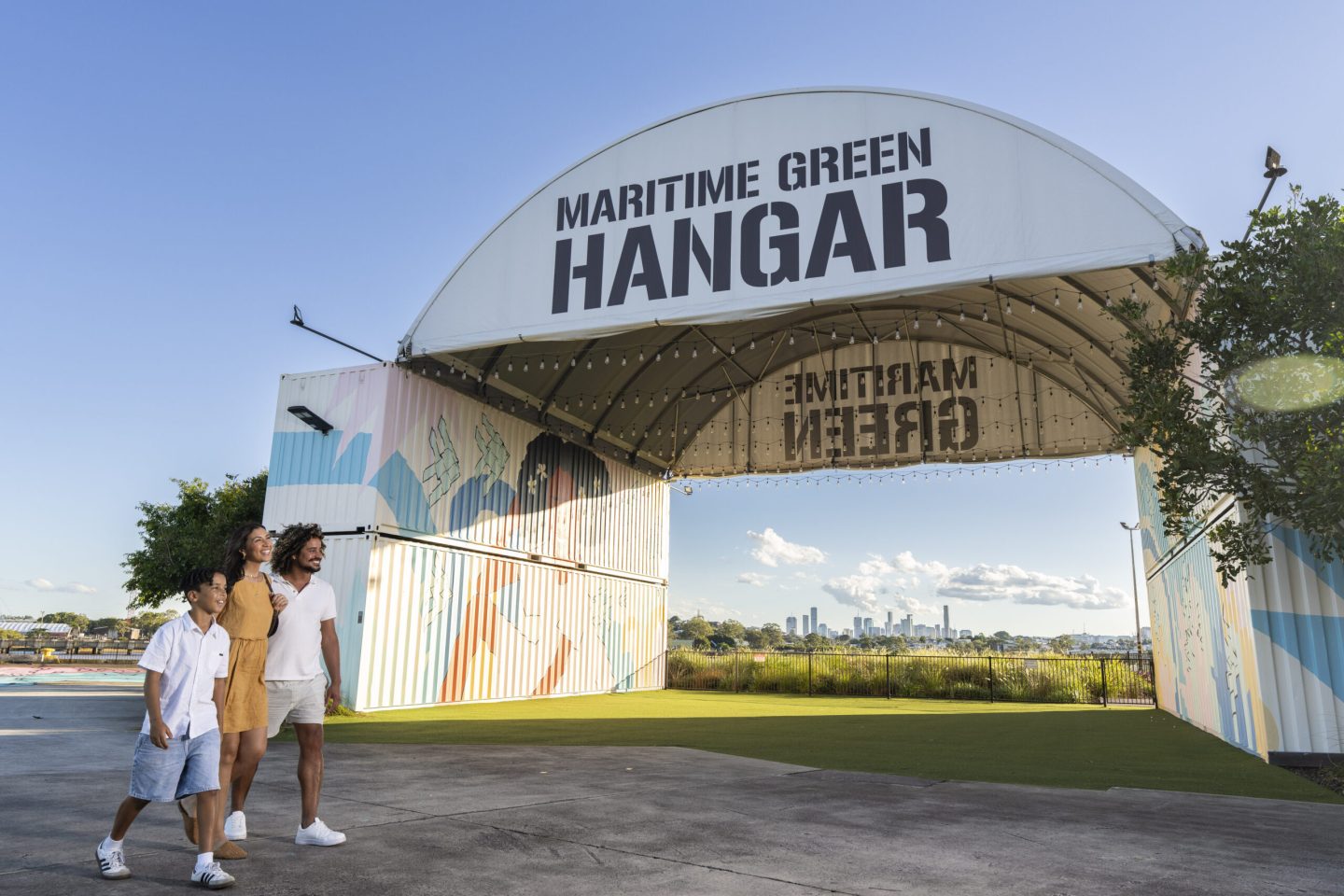 The Hangar outdoor space