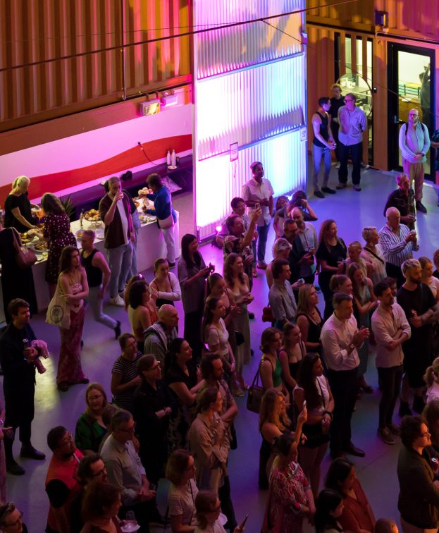 A crowd enjoying an event at Flipside Circus.